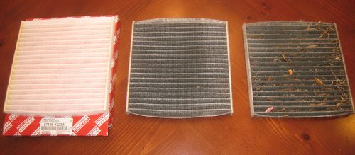 Clean, Dirty, and Filthy Cabin Air Filters